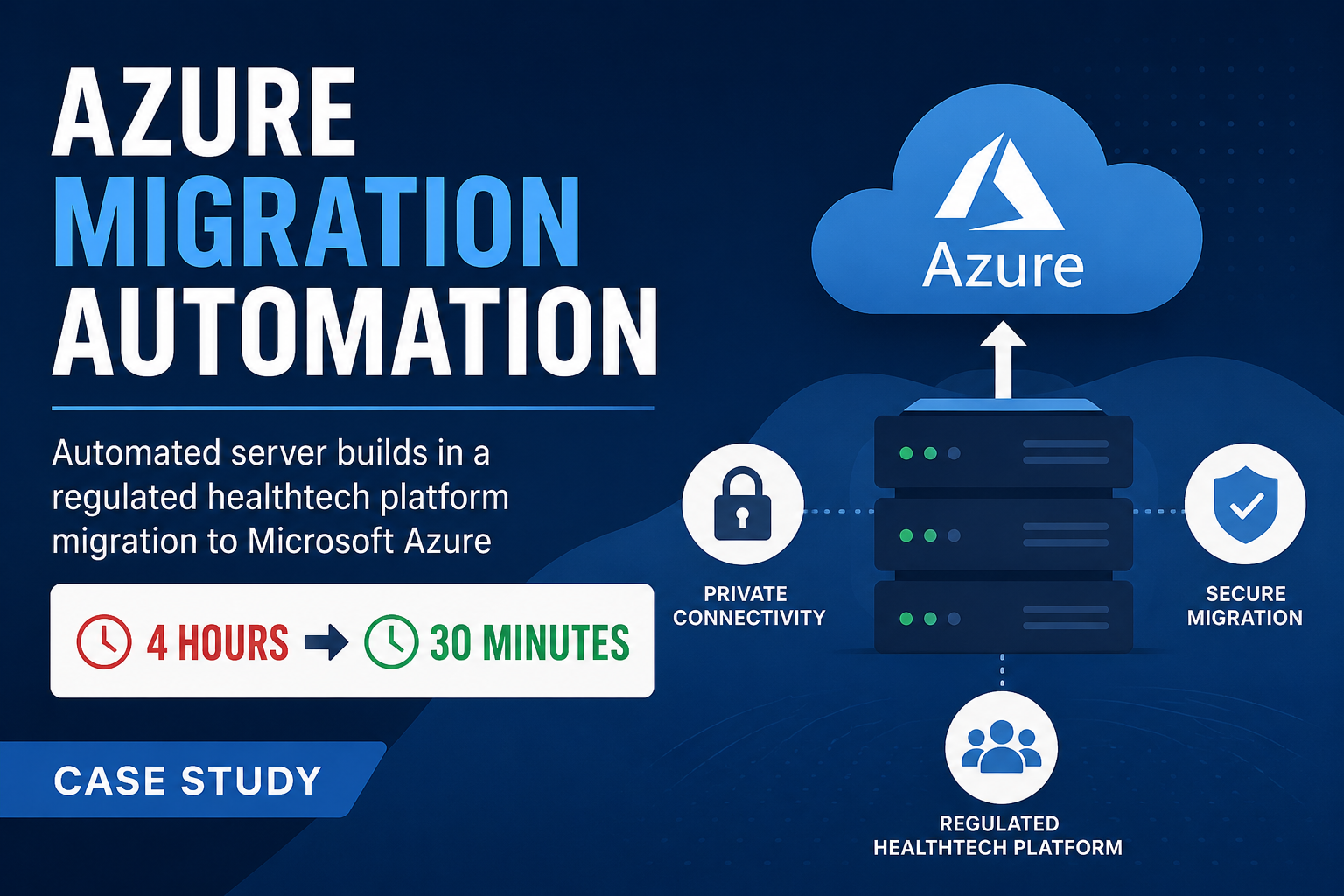 Case Study: Infrastructure Automation Cuts Server Build Time from 4 Hours to 30 Minutes on a Regulated Healthtech Platform