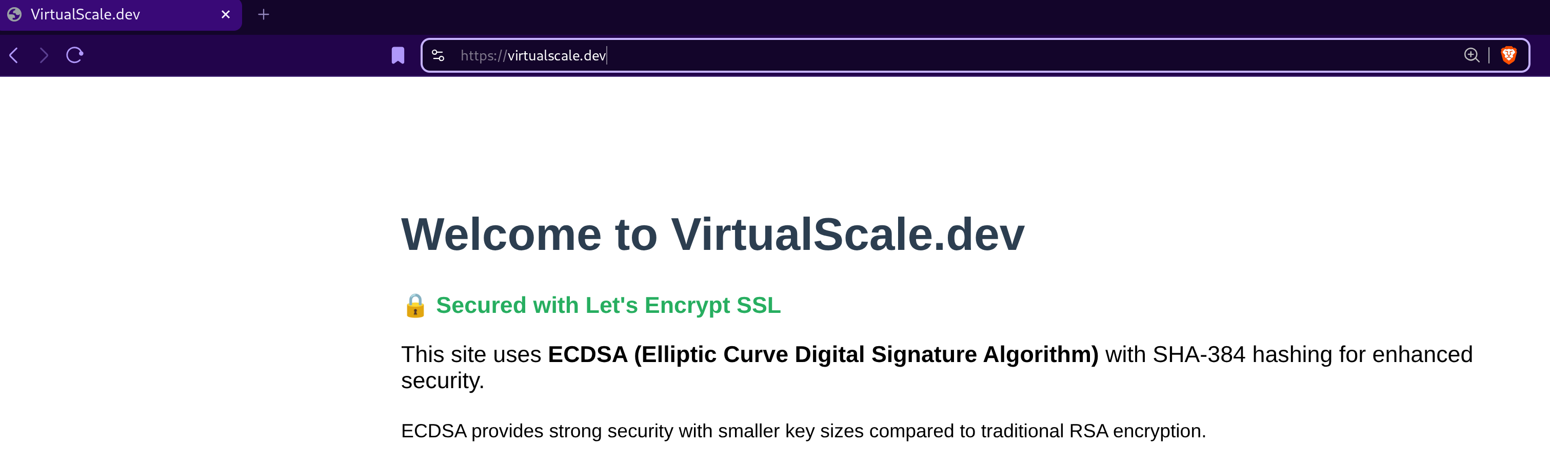 Successful TLS Certificate Implementation - Pic 01